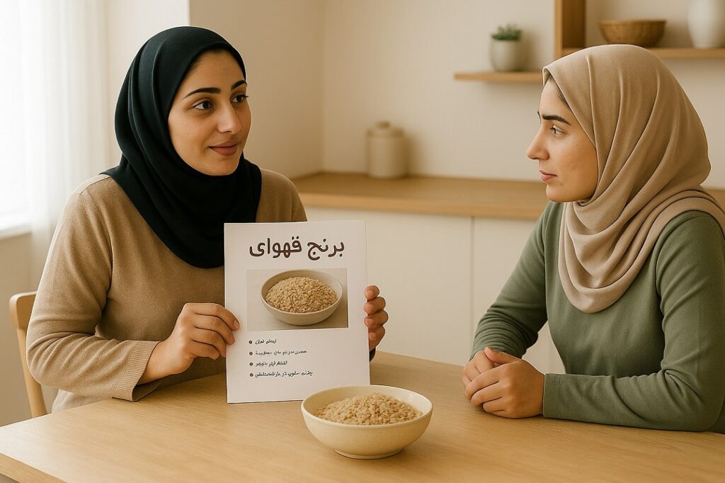 برنج قهوه‌ای